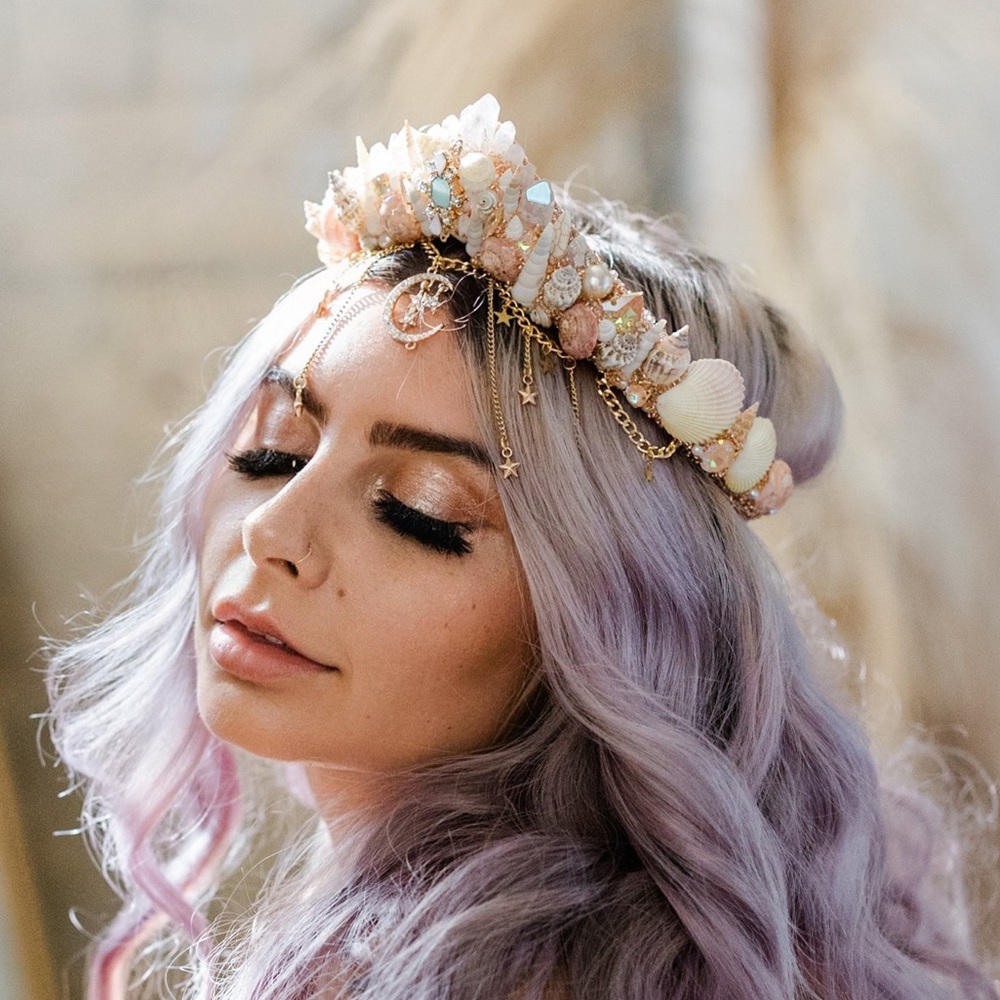 Frida flower crowns mermaid tiara